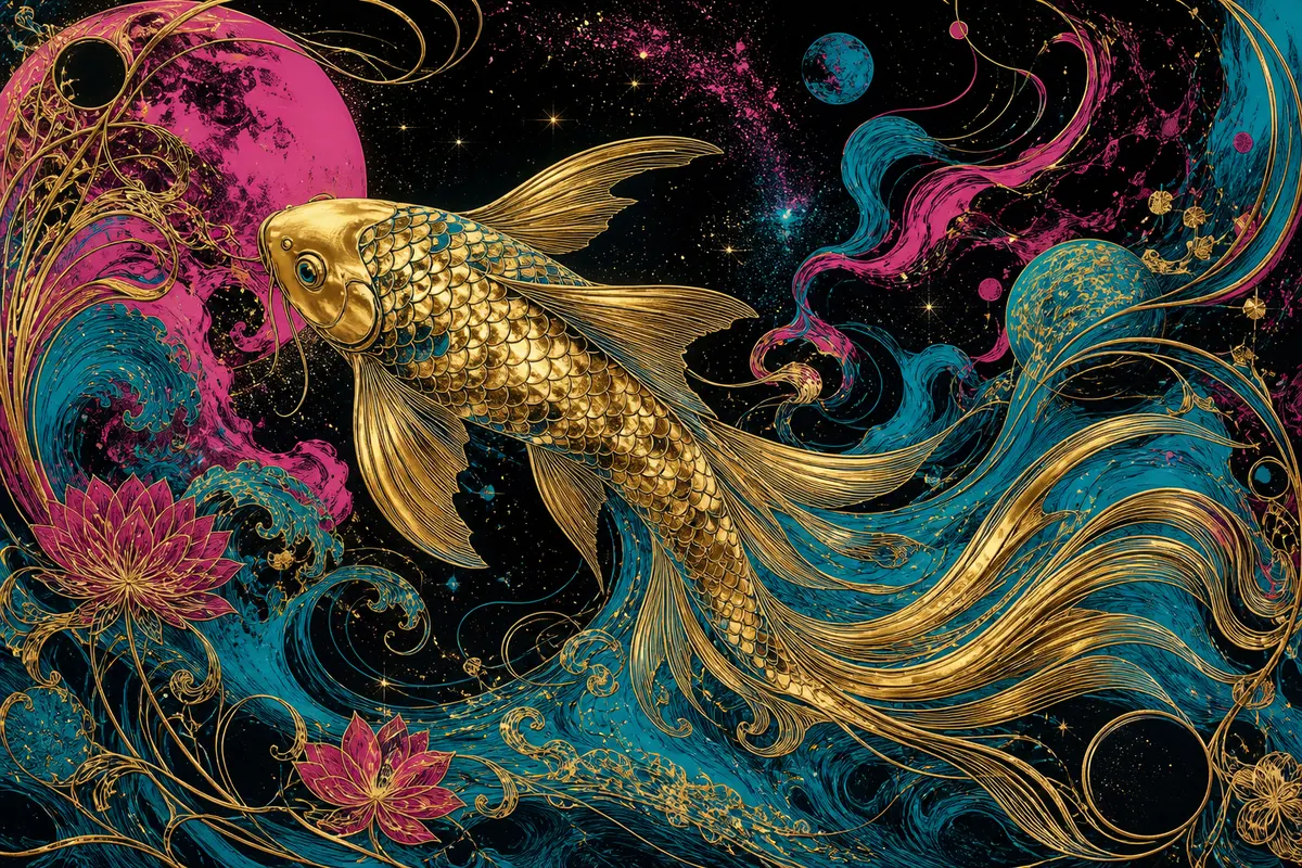 Pigment dine pastela — digitalna umjetnost Rigel