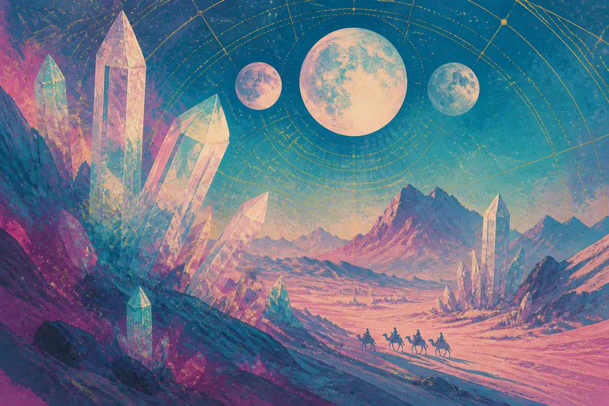 Soft paper aurora — AI art Rigel