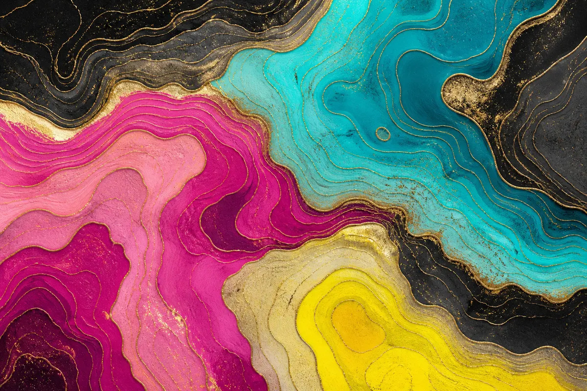 Brand dust pigment storm — AI art Rigel Ilidža