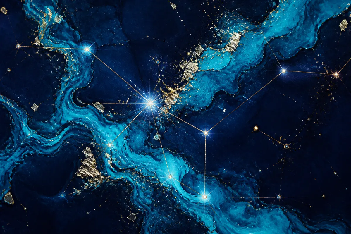 Prism shard wall — digitalna umjetnost Rigel Ilidža