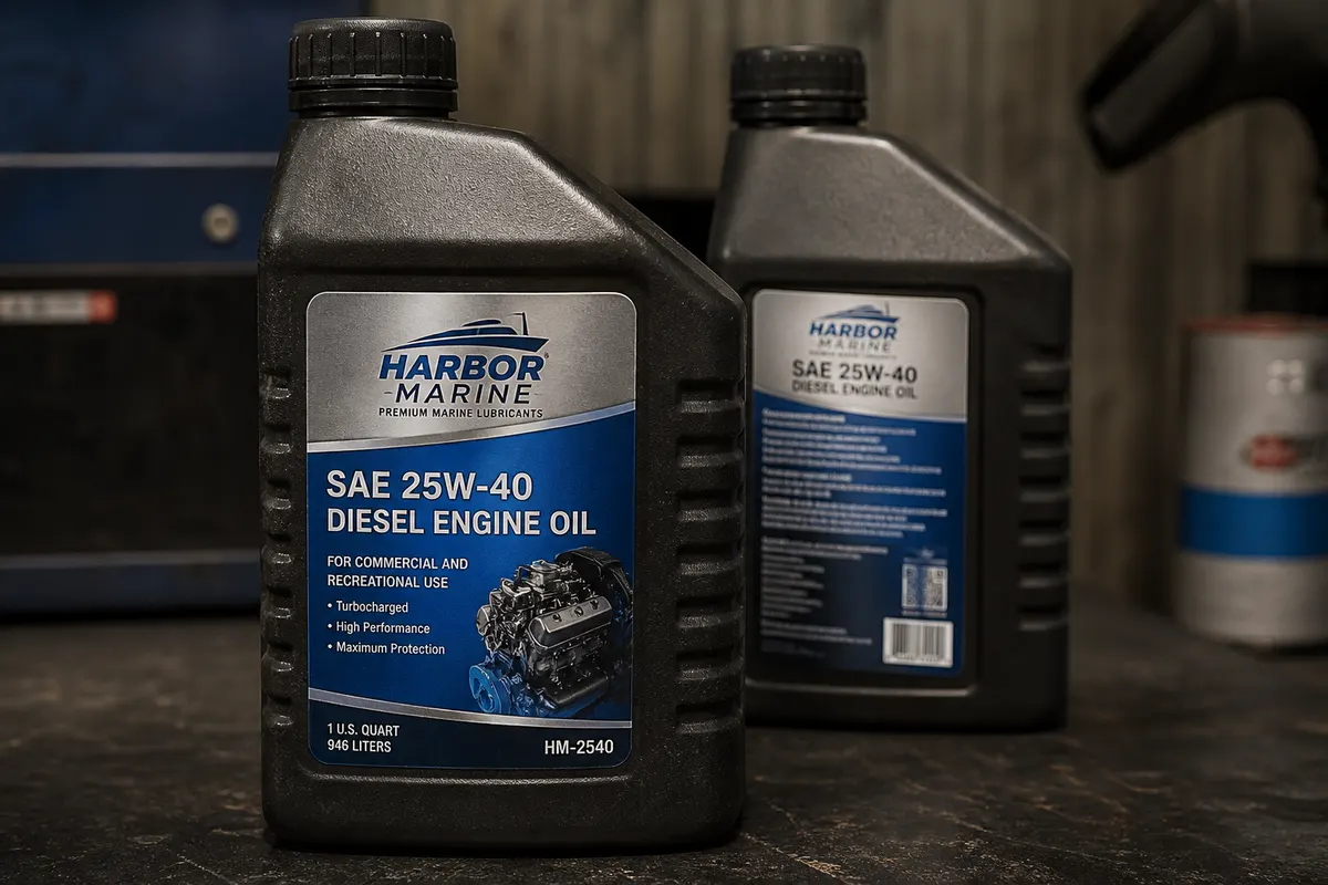Etikete Harbor Marine oil — navy labels Rigel Ilidža