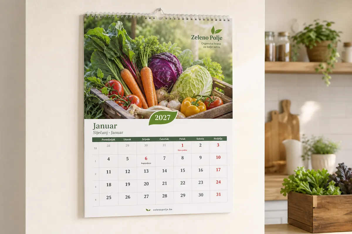 Kalendar Bloom Florist botanical — Rigel štampa