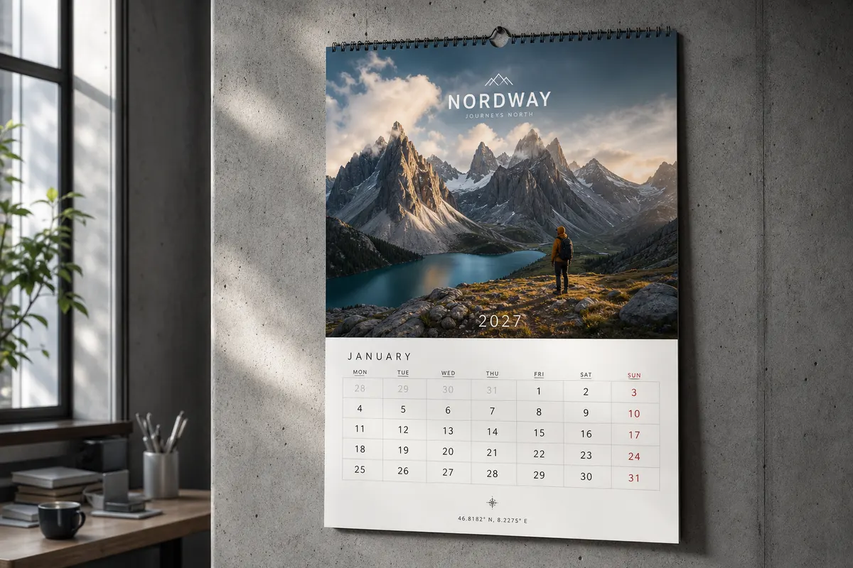 Kalendar Mala Pekara seasons — warm print Rigel
