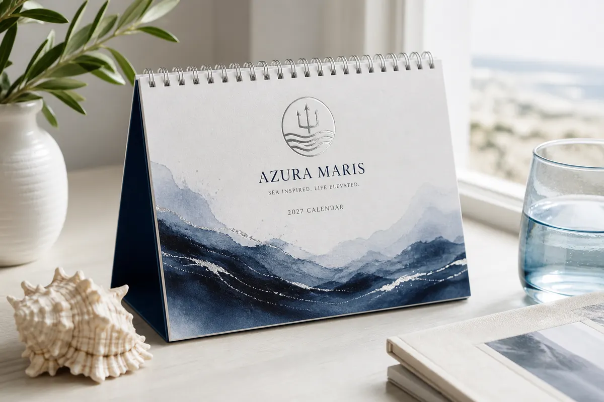 Zidni Aurora Beauty seasons — blush calendar Rigel
