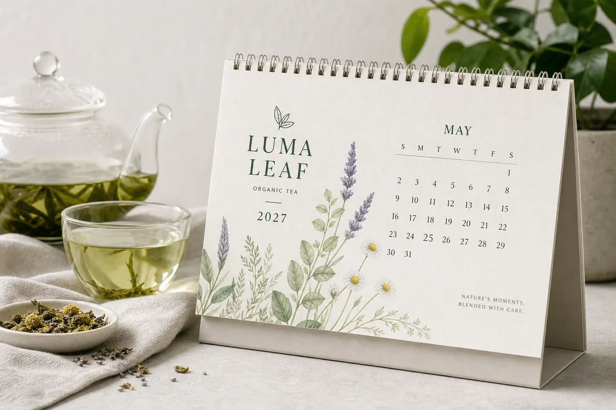 Stolni Sweet Lab desserts — pastel calendar Rigel