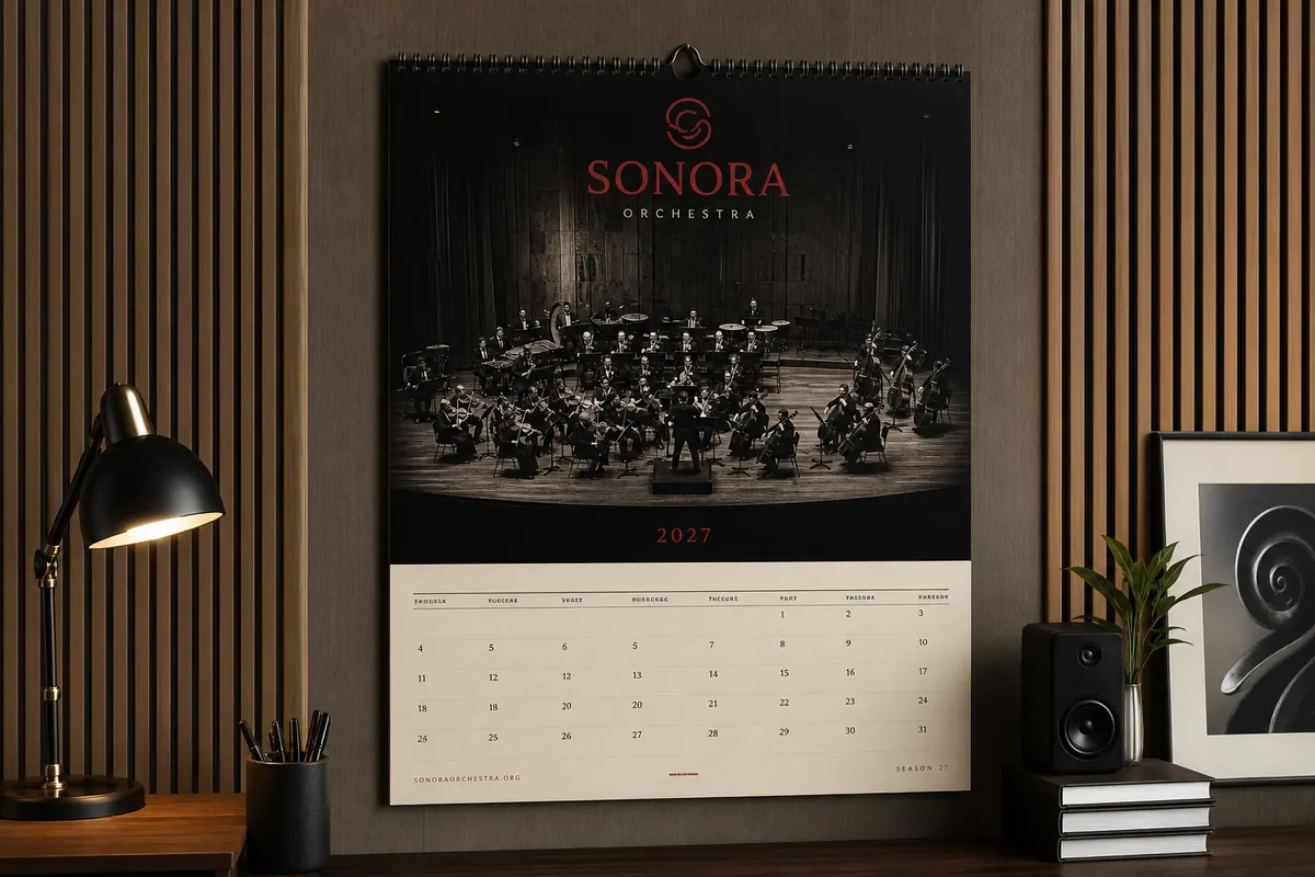 Kalendar Rigel — desk calendar stack Ilidža