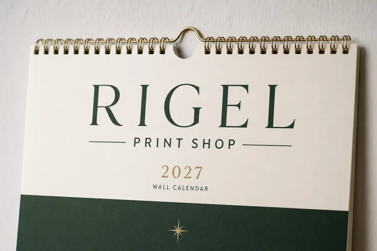 Stolni Ortho Dent smiles year — white calendar Rigel