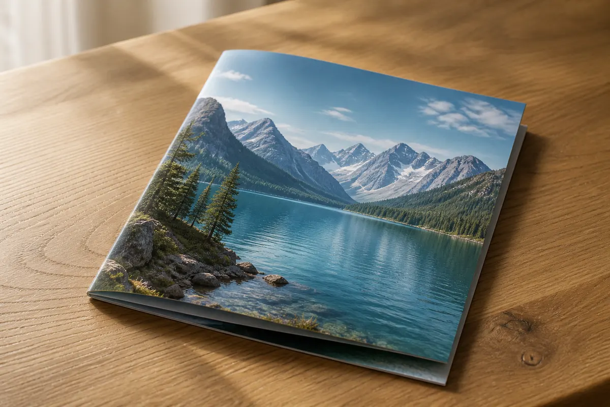 Presavijeni letak Luna Salon brochure — Rigel Ilidža